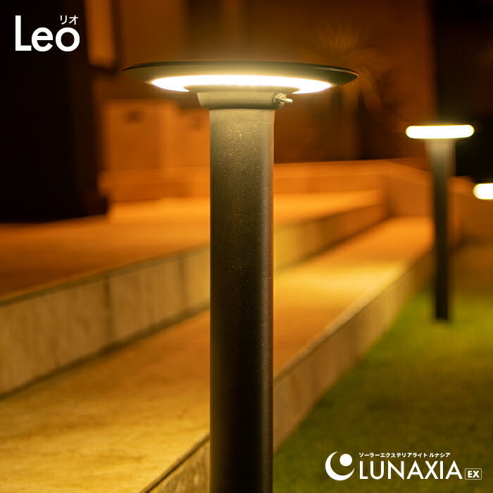 ソーラーライト 屋外 防水 ガーデンライト Leo（リオ）