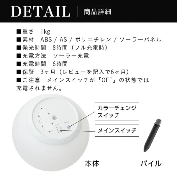 SUN LIGHT BALL30（サンライトボール30）