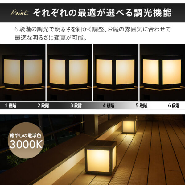 ソーラーエクステリアライト LUNAXIA ルナシア No11【2年保証】