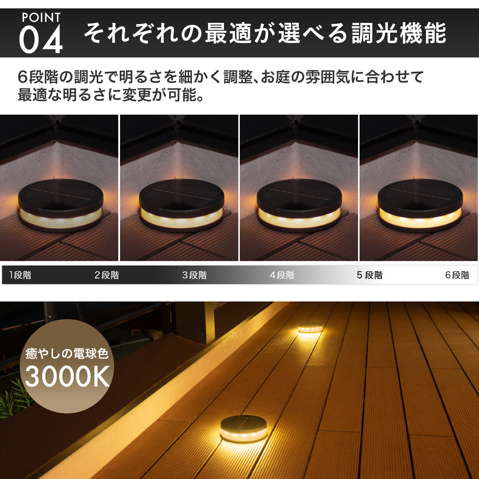 ソーラーエクステリアライト LUNAXIA ルナシア No18 - 画像 (9)