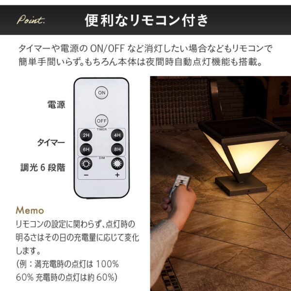 エクステリア 照明 ライト ソーラーライト 外構 LUNAXIA DX 20【2年保証】