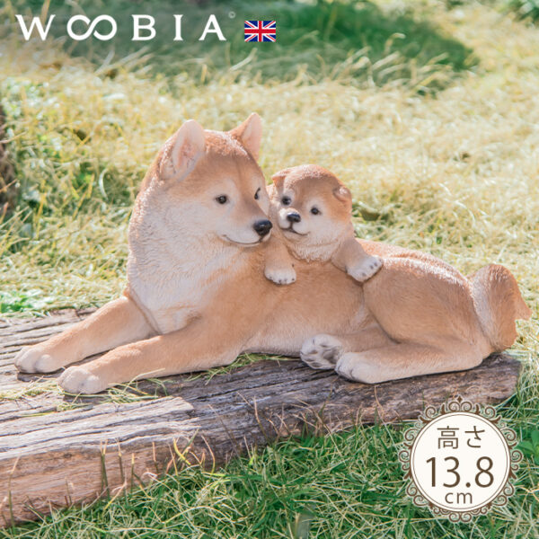 仲良し親子のわんこ《柴犬(13.8cm)》