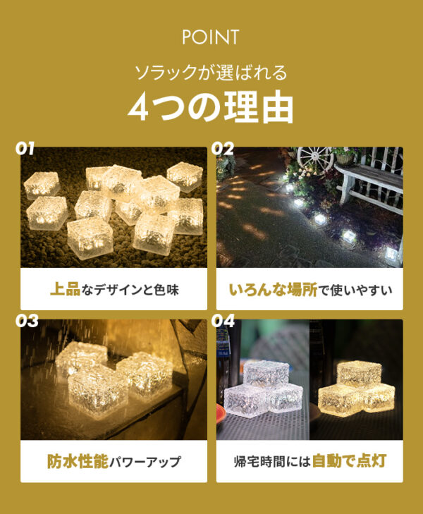 ソーラーライト SoLuck(ソラック)【180日保証】