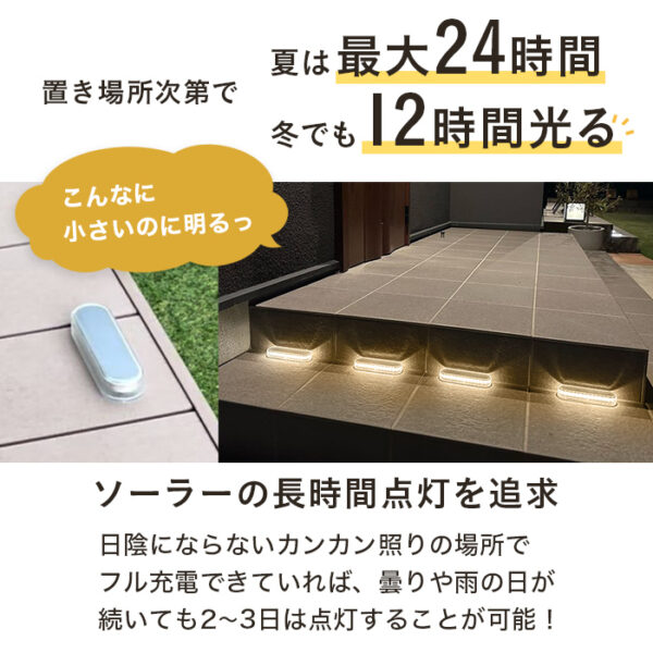 【4個セット】ソーラーライト Eclair / Tarte / miniTarte
