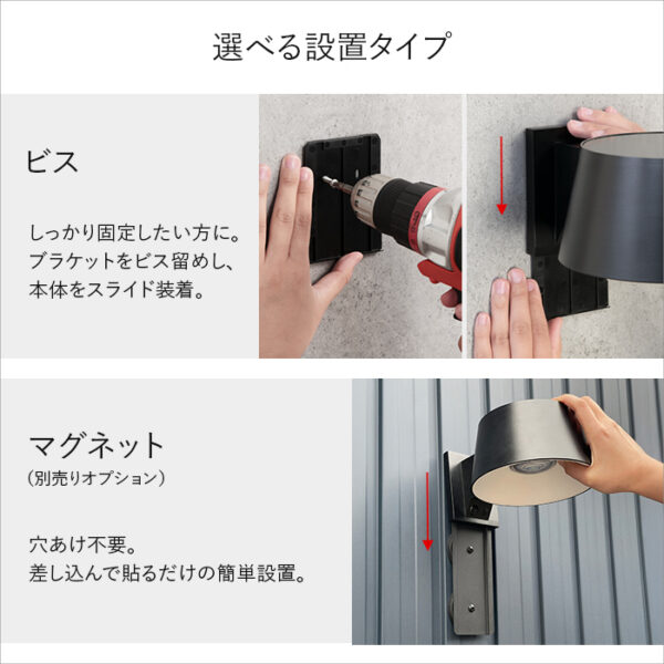 人感センサーライト Rond（ロンド）