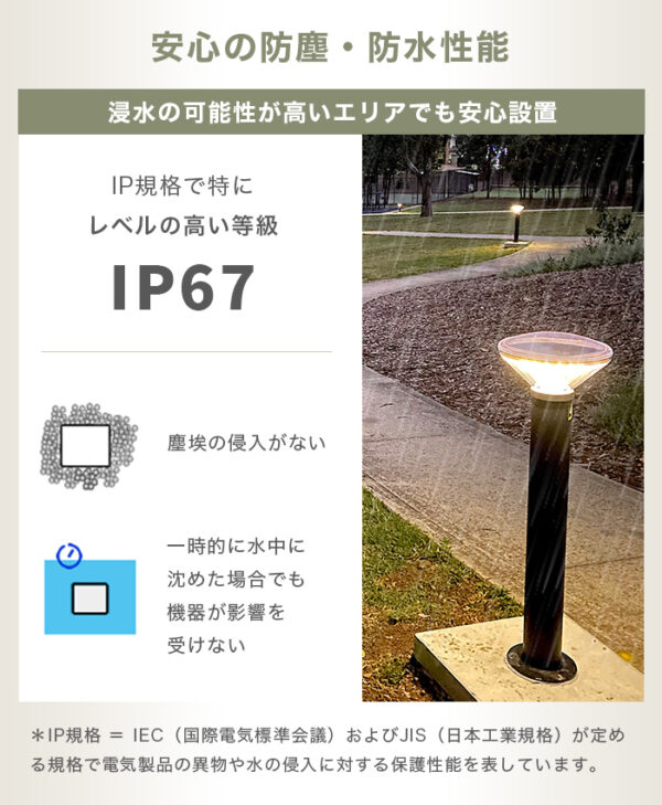 施工業者向けソーラーライト LUNAXIA PRO Tuff(タフ)