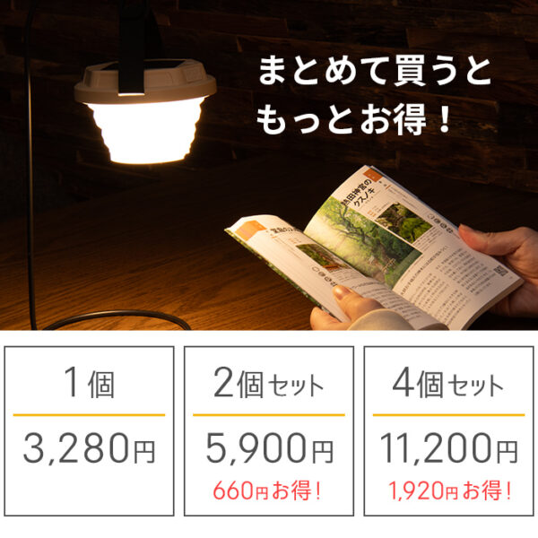 ソーラー 充電式 折りたたみ LEDランタン オルディア【保証180日】 - 画像 (2)