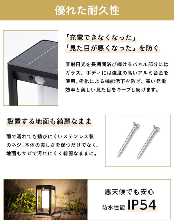 ソーラー 人感 センサーライト COUCOU（クク） ルナシア SE