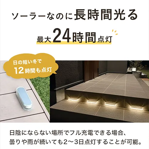【4個セット】ソーラーライト Eclair(エクレア) - 画像 (5)