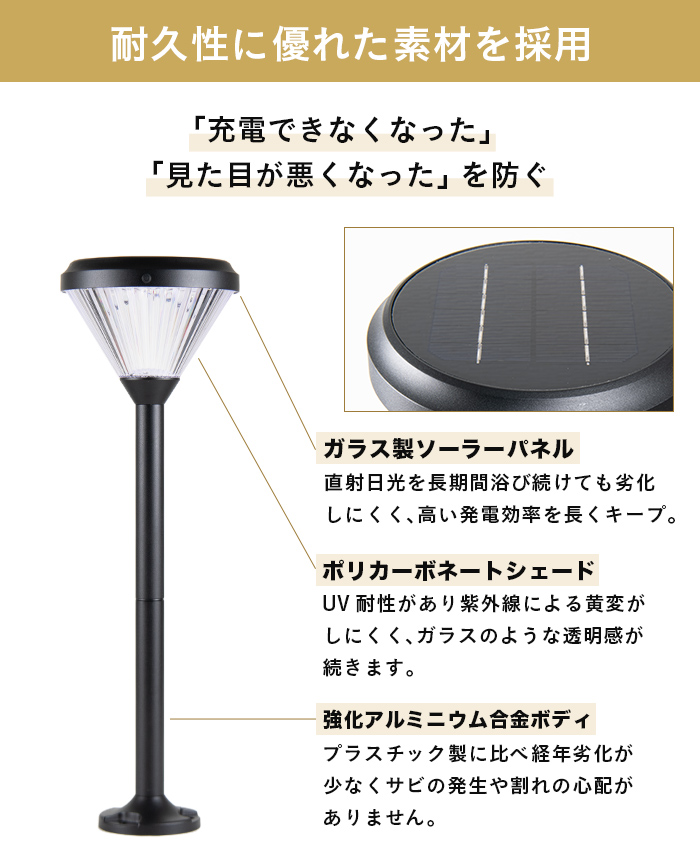 ソーラーライト Geminii(ジェミニー)LUNAXIA(ルナシア)EX - 画像 (6)