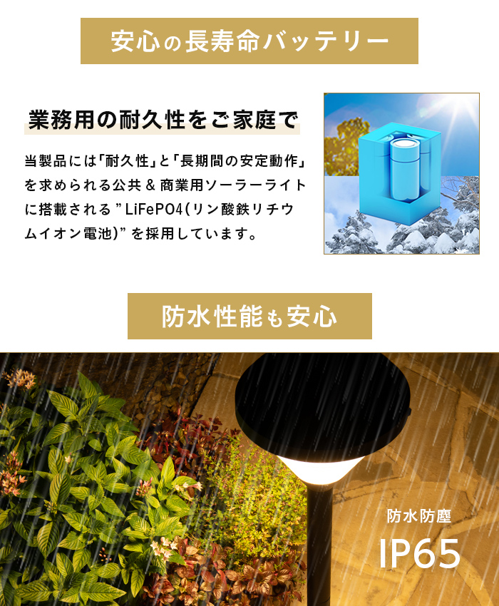 ソーラーライト Geminii(ジェミニー)LUNAXIA(ルナシア)EX - 画像 (7)