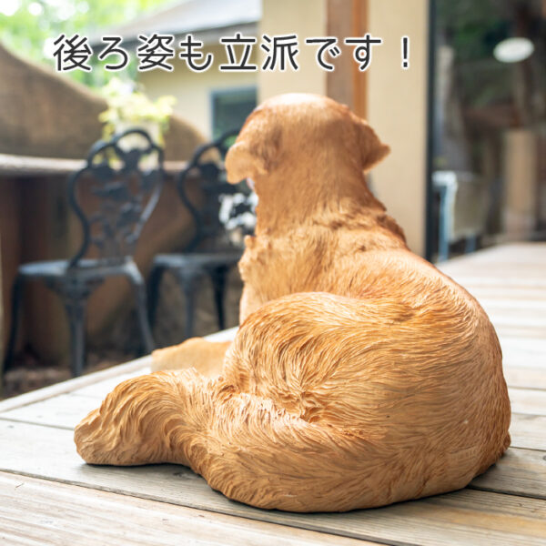横になって笑ってるわんこ《 ゴールデンレトリバー 35.5cm》