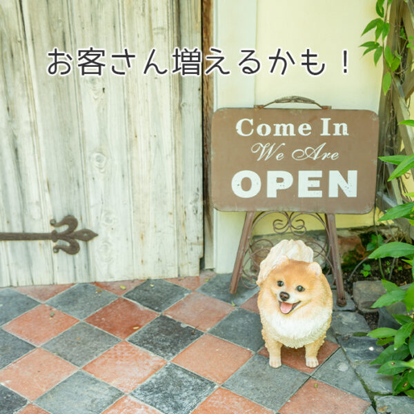 立ち上がって喜ぶわんこ《 ポメラニアン 29.5cm》