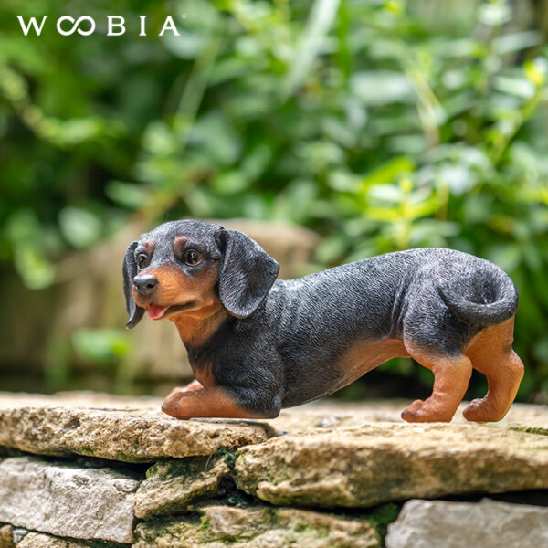 遊んでいる子供のわんこ《 ダックスフンド 11cm》