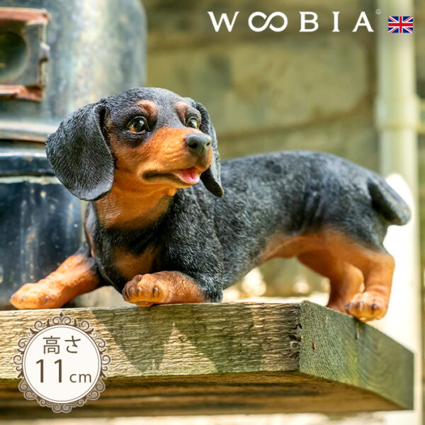 遊んでいる子供のわんこ《 ダックスフンド 11cm》