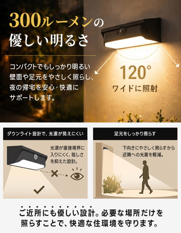 人感ソーラーライト Wallis（ウォリス）【保証180日】
