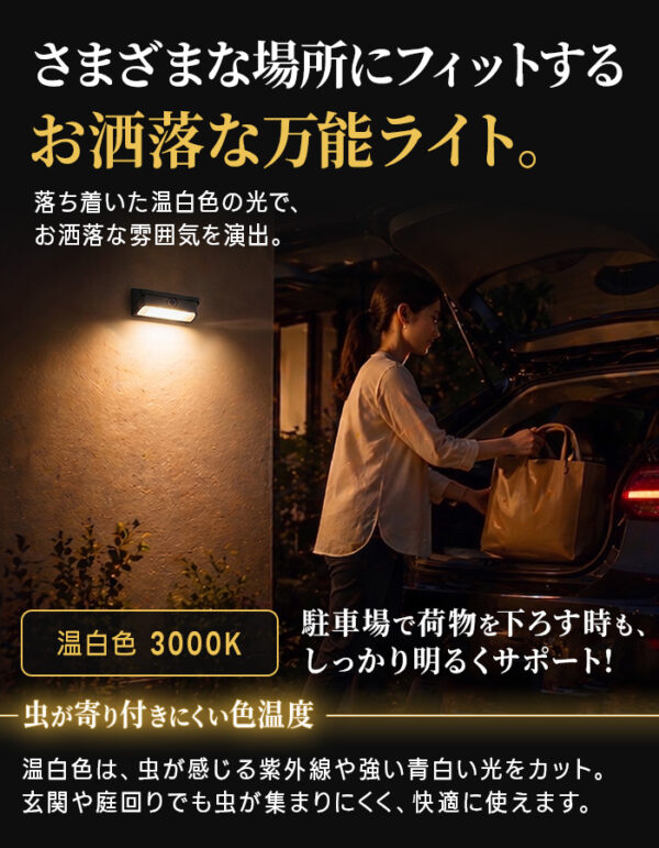 人感ソーラーライト Wallis（ウォリス）【保証180日】